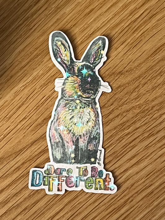 Dare to be different sticker