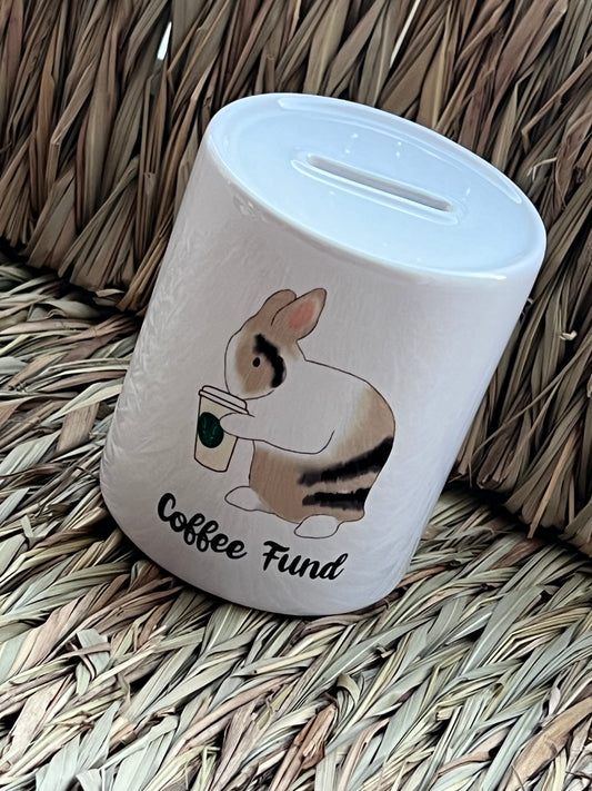 Coffee Fund Ceramic Money Box